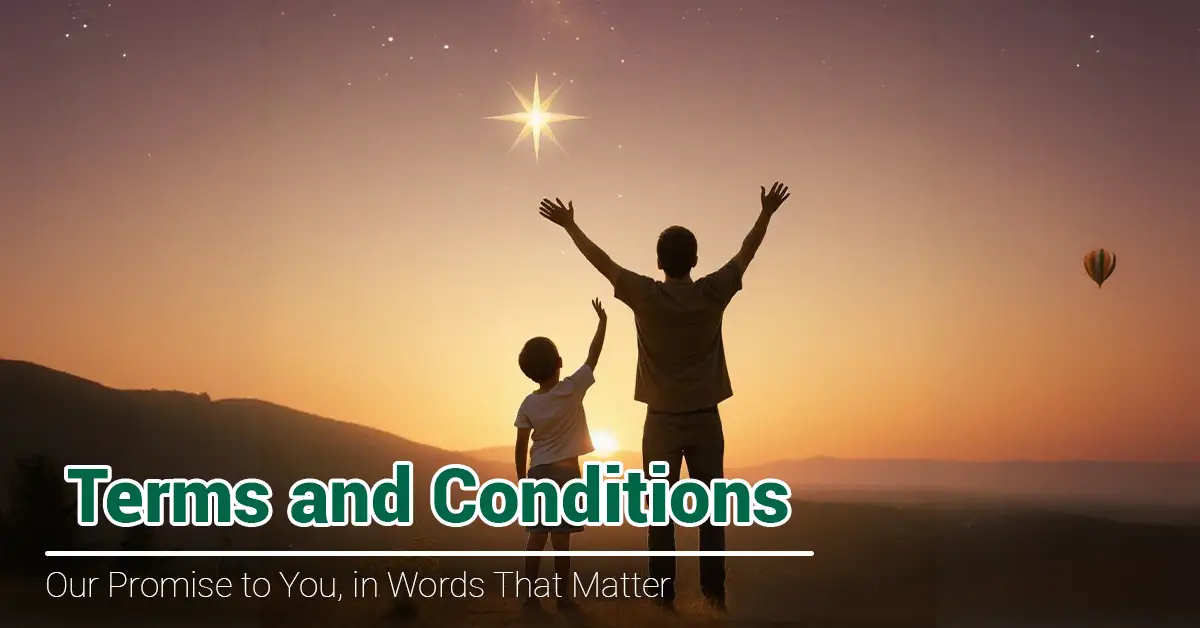terms and conditions, Our Promise to You, in Words That Matter