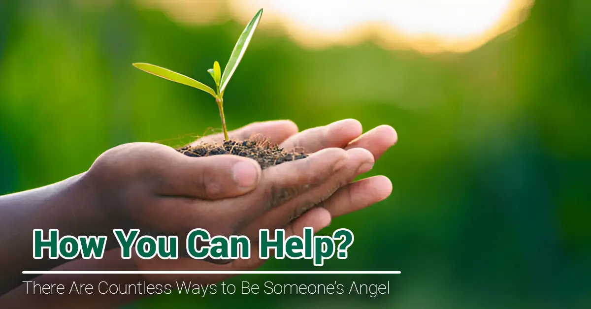 ways you can help in sanamify charity - There Are Countless Ways to Be Someone’s Angel