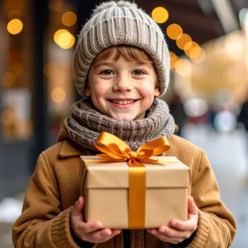 Sanamify charity - happy child boy with an hat
